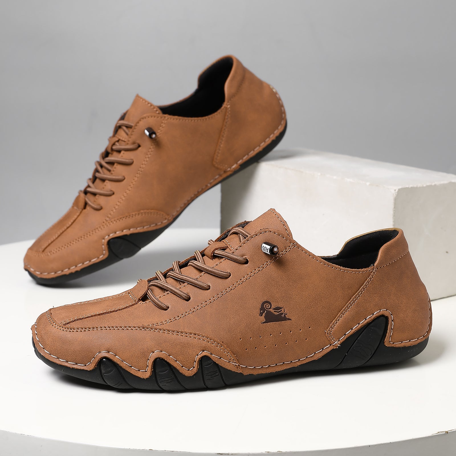 USERGOINGUSERGOING® - Scarpe ortopediche ergonomiche in pelle, impermeabili, alleviano il dolore ai piedi - unisex