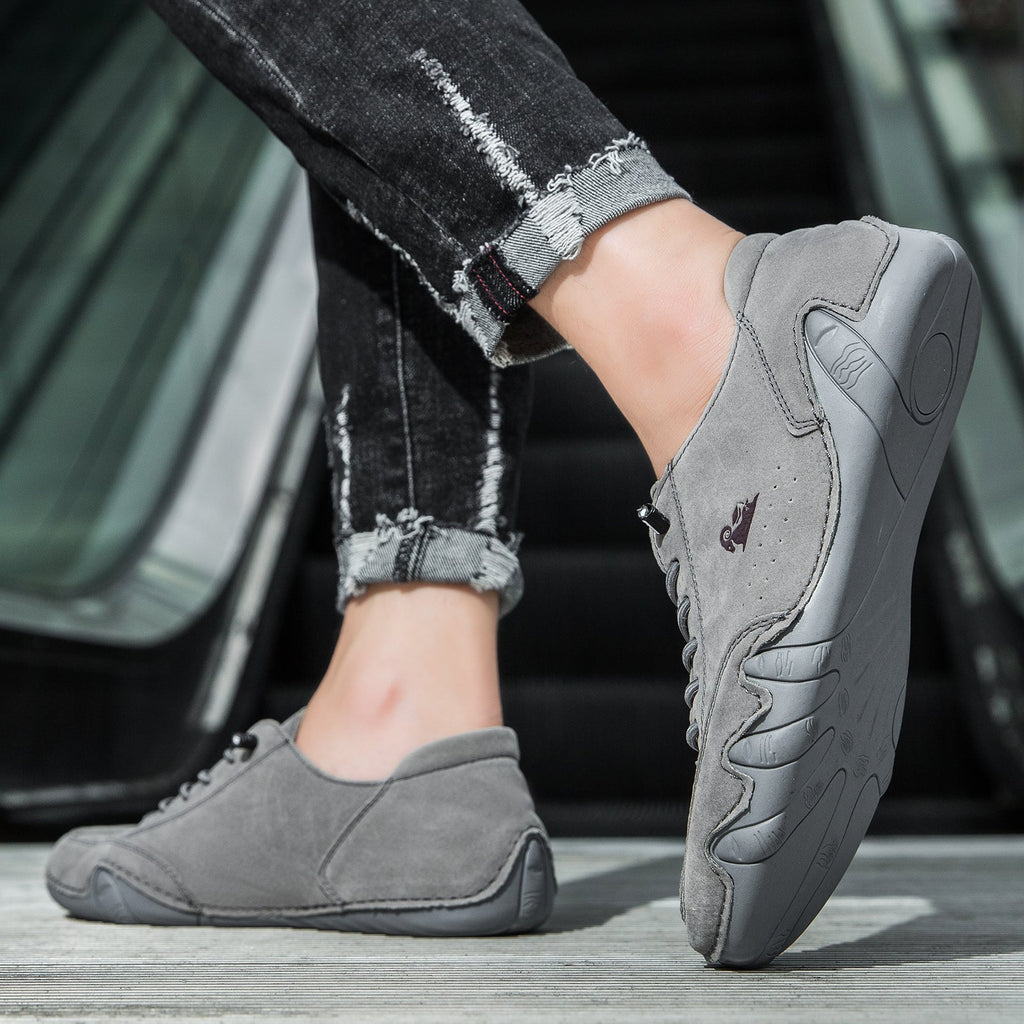 USERGOINGUSERGOING® - Scarpe ortopediche ergonomiche in pelle, impermeabili, alleviano il dolore ai piedi - unisex