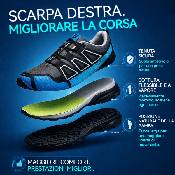 Step Zero – Scarpe da passeggio ergonomiche Usergoing® IV, per alleviare il dolore alla schiena, alle articolazioni e ai piedi