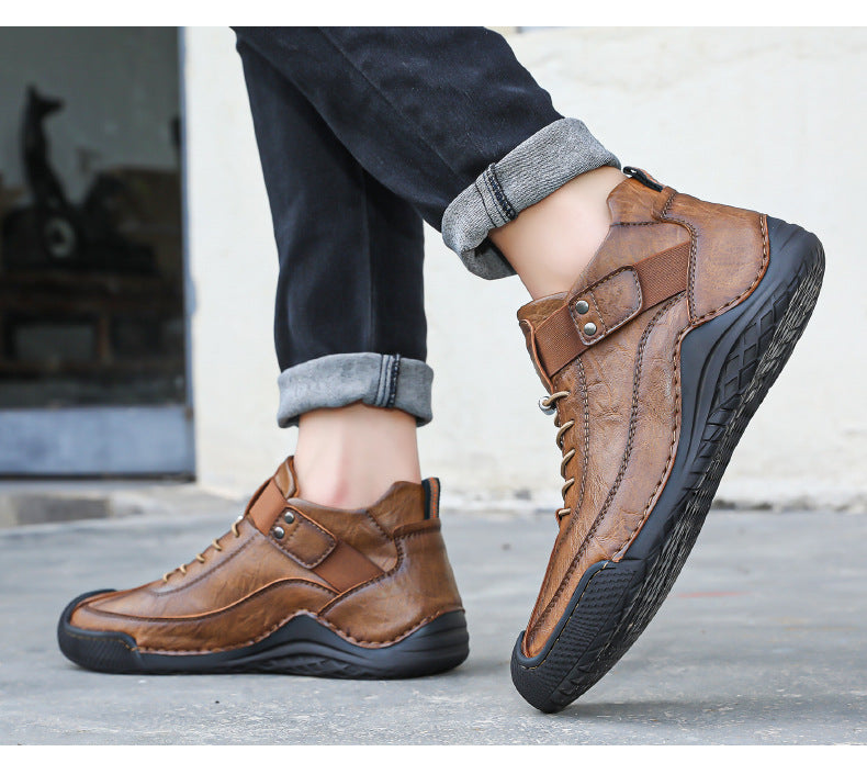 USERGOING® | 🐂 Scarpe comode ed eleganti in pelle di vitello 👞 Antiscivolo, supporto dell'arco plantare, sollievo dal dolore