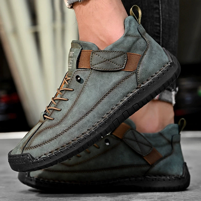 [🔥Oggi metà prezzo: da non perdere] Scarpe ortopediche in pelle bovina di alta qualità dal design ergonomico - design con supporto dell'arco plantare👞Sbarazzati facilmente del dolore ai piedi