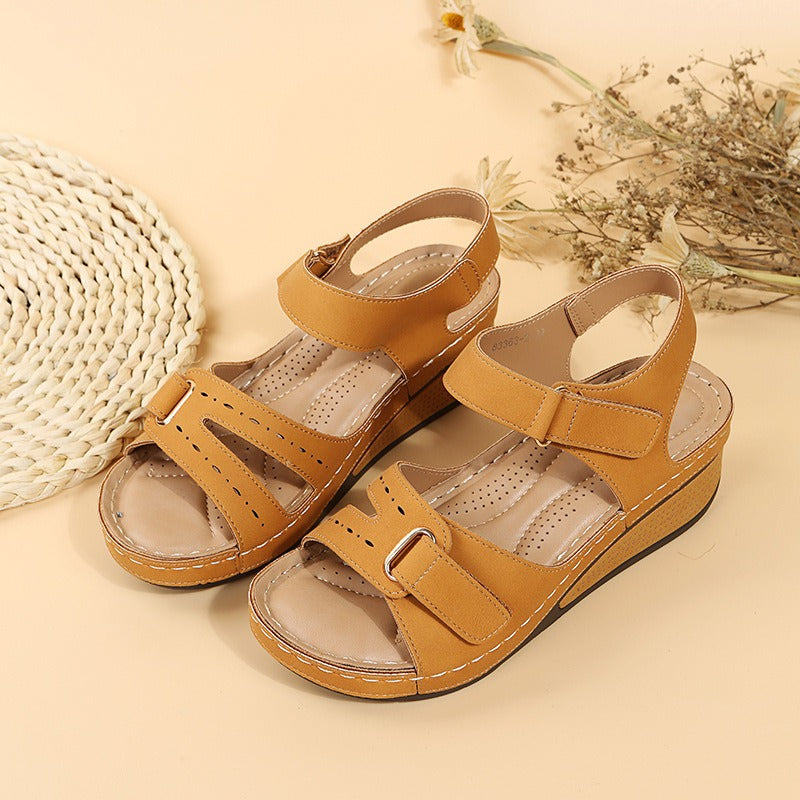 【⏰Ultimo giorno, 70% di sconto! Non perdete l'occasione!】Sandali ortopedici dal design ergonomico con assorbimento degli urti, ✅️scarpe ortopediche salutari progettate specificamente per le donne europee.