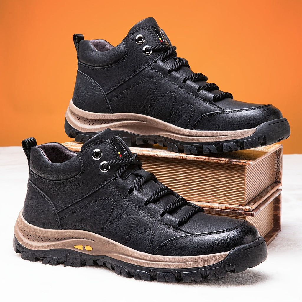 Usergoing® | Scarpe italiane in pelle di vitello morbida e confortevole - supporto plantare per alleviare il dolore | Disponibili anche in versione peluche 🔥