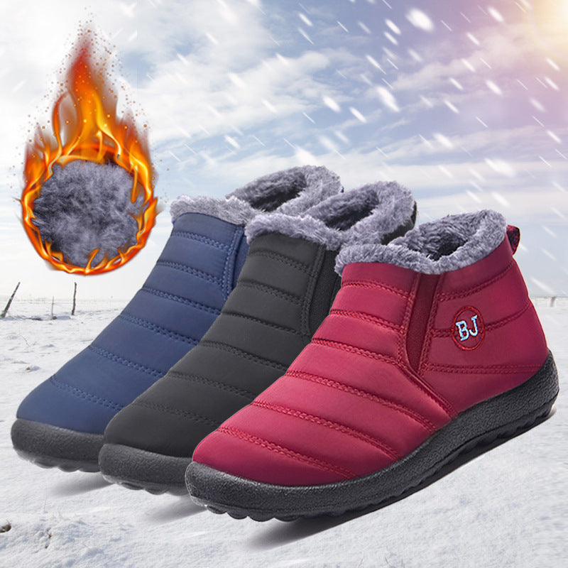 Usergoing® | Stivali ortopedici di lusso in pelle scamosciata: antiscivolo e caldi, indispensabili per la neve. 👍 Di' addio al dolore ai piedi.