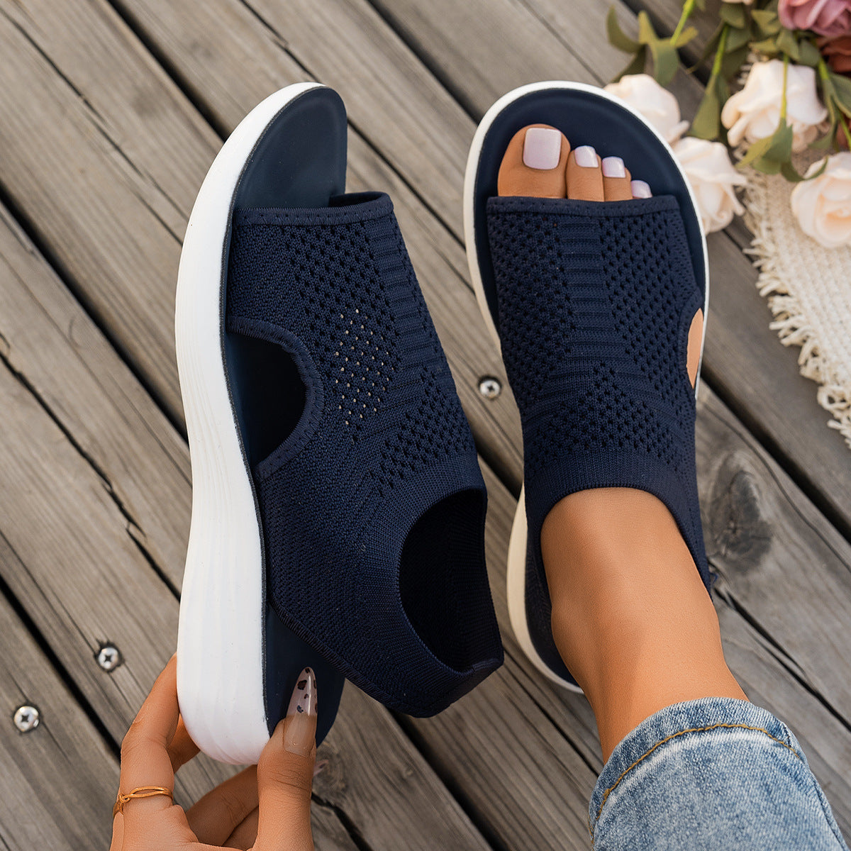 🔥 Sandali da donna comodi | Supporto ergonomico 👡 Disponibili in tutte le taglie: cammina con sicurezza ✅ Perfetti per le calde giornate estive
