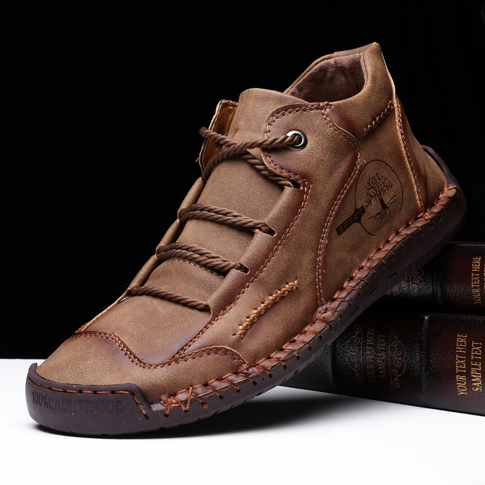⏰ Oggi sconto del 70% — Da non perdere!🐂 Nuove scarpe ortopediche da uomo in pelle bovina, impermeabili e antiscivolo,🦶 efficaci nell'alleviare il dolore ai piedi.