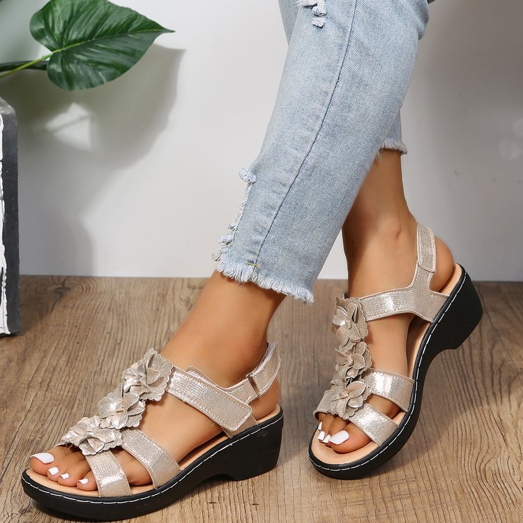 🔥 Sandali ortopedici estivi da donna — Supporto per l'arco plantare, tacco piatto — Ideali per chi soffre di fascite plantare — Facili, comodi e senza dolore a ogni passo ✅