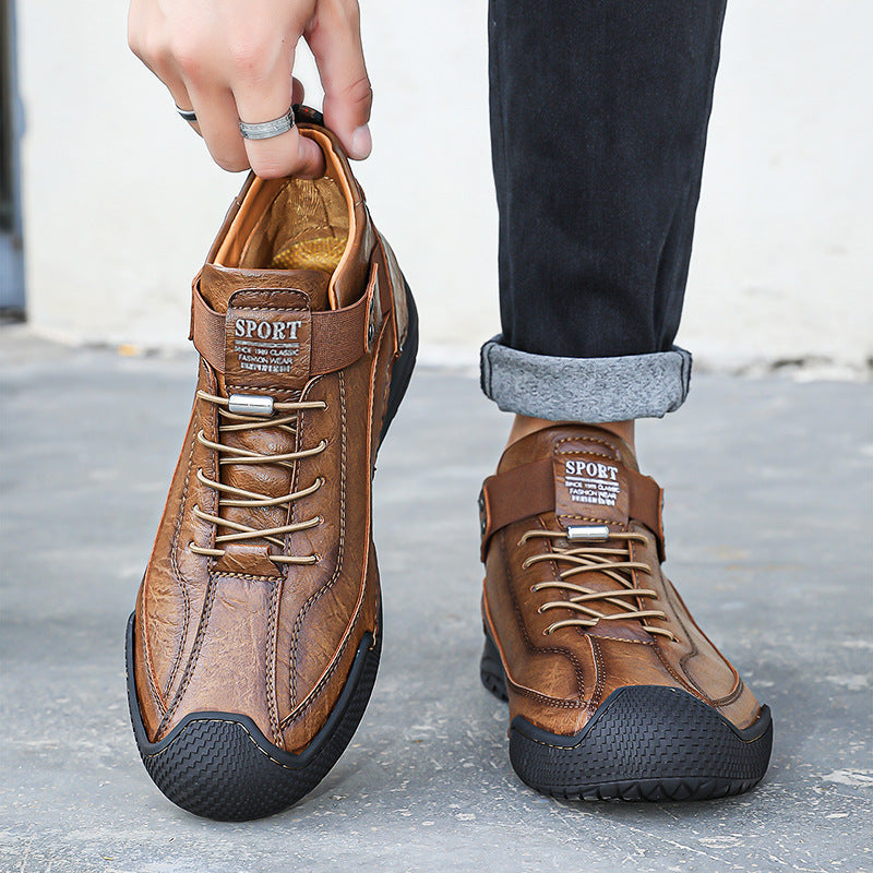 USERGOING® | 🐂 Scarpe comode ed eleganti in pelle di vitello 👞 Antiscivolo, supporto dell'arco plantare, sollievo dal dolore