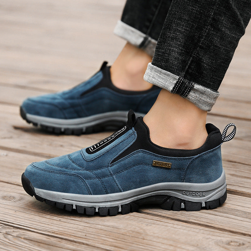 USERGOING® - Scarpe terapeutiche in pelle scamosciata ✅ Ortesi intelligenti + Risolve il dolore al tallone, la fascite e i dolori muscolari