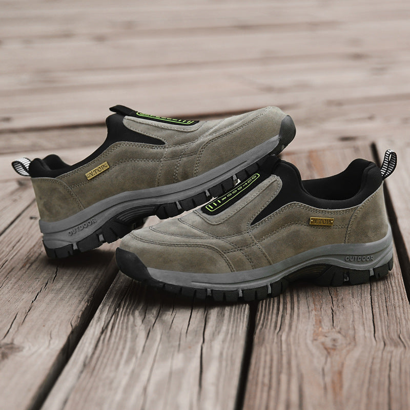 USERGOING® - Scarpe terapeutiche in pelle scamosciata ✅ Ortesi intelligenti + Risolve il dolore al tallone, la fascite e i dolori muscolari