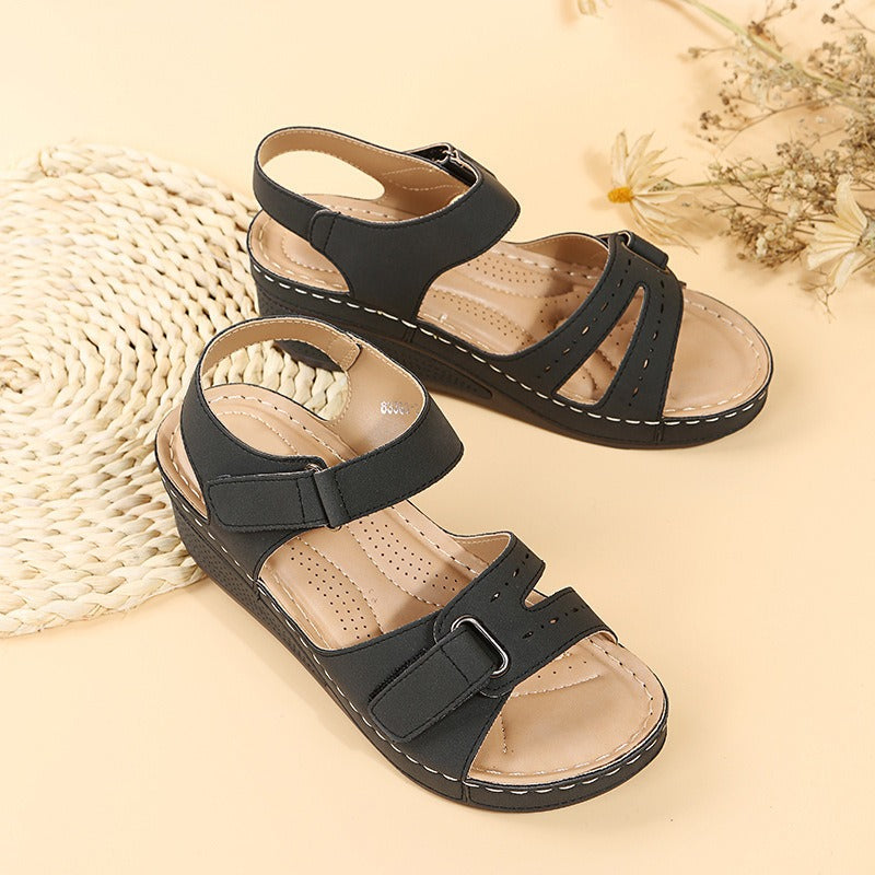 【⏰Ultimo giorno, 70% di sconto! Non perdete l'occasione!】Sandali ortopedici dal design ergonomico con assorbimento degli urti, ✅️scarpe ortopediche salutari progettate specificamente per le donne europee.