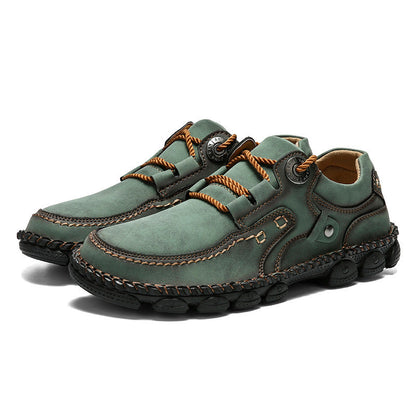 Scarpe ortopediche da uomo DEVENP | Scarpe comode in pelle di vitello cucite a mano | Design ergonomico per alleviare il dolore alla schiena, alle articolazioni e ai piedi | Sconto del 50% per un periodo limitato, fino a esaurimento scorte
