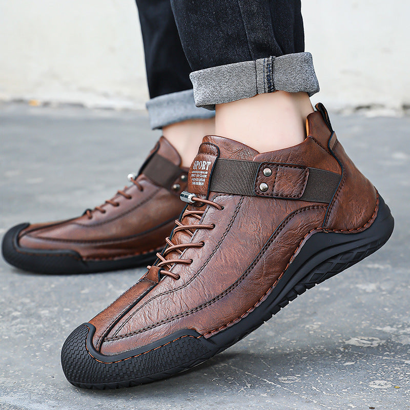 USERGOING® | 🐂 Scarpe comode ed eleganti in pelle di vitello 👞 Antiscivolo, supporto dell'arco plantare, sollievo dal dolore