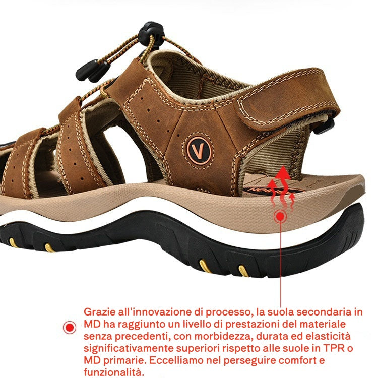 🎁Oggi a metà prezzo - non perdete l'occasione]|Sandali ortopedici dal design ergonomico - camminata senza dolore 👞 rendono la camminata più confortevole