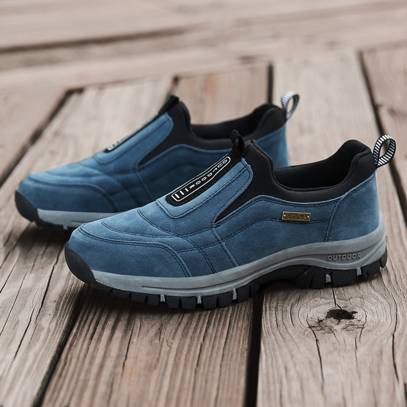 USERGOING® - Scarpe terapeutiche in pelle scamosciata ✅ Ortesi intelligenti + Risolve il dolore al tallone, la fascite e i dolori muscolari