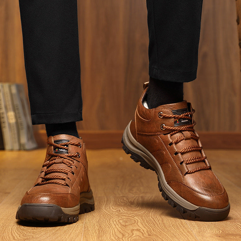 Usergoing® | Scarpe italiane in pelle di vitello morbida e confortevole - supporto plantare per alleviare il dolore | Disponibili anche in versione peluche 🔥