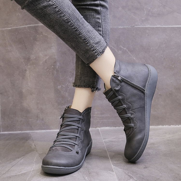[🔥Oggi metà prezzo: da non perdere] Scarpe ortopediche da donna dal design ergonomico - design con supporto dell'arco plantare👞Sbarazzati facilmente del dolore ai piedi