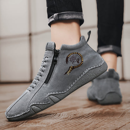 🐂 Scarpe da uomo in pelle di vitello prodotte in Australia 👞 Cucite a mano, facili da indossare e da togliere ✅ Supporto dell'arco plantare, sollievo dal dolore - camminare confortevole