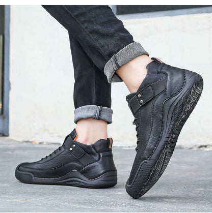 USERGOING® | 🐂 Scarpe comode ed eleganti in pelle di vitello 👞 Antiscivolo, supporto dell'arco plantare, sollievo dal dolore