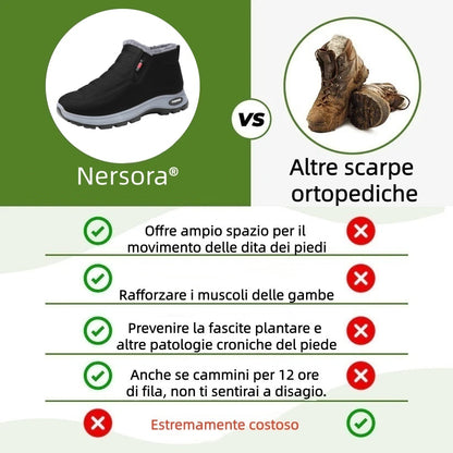 🔥Sconto del 67% oggi - Non perderlo!⏰Scarpa ortopedica invernale ergonomica per dolori a piedi, ginocchia e schiena - Unisex