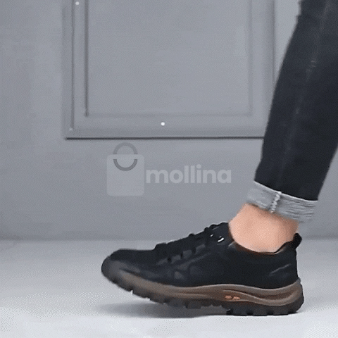 (🎉Saldi primaverili -50%, solo per oggi - da non perdere) - Scarpe ortopediche da uomo in autentica pelle di vitello australiana✅ Camminata comoda, sollievo dal dolore