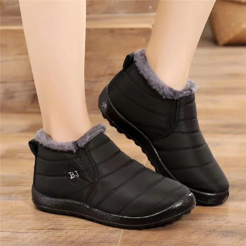 Usergoing® | Stivali ortopedici di lusso in pelle scamosciata: antiscivolo e caldi, indispensabili per la neve. 👍 Di' addio al dolore ai piedi.