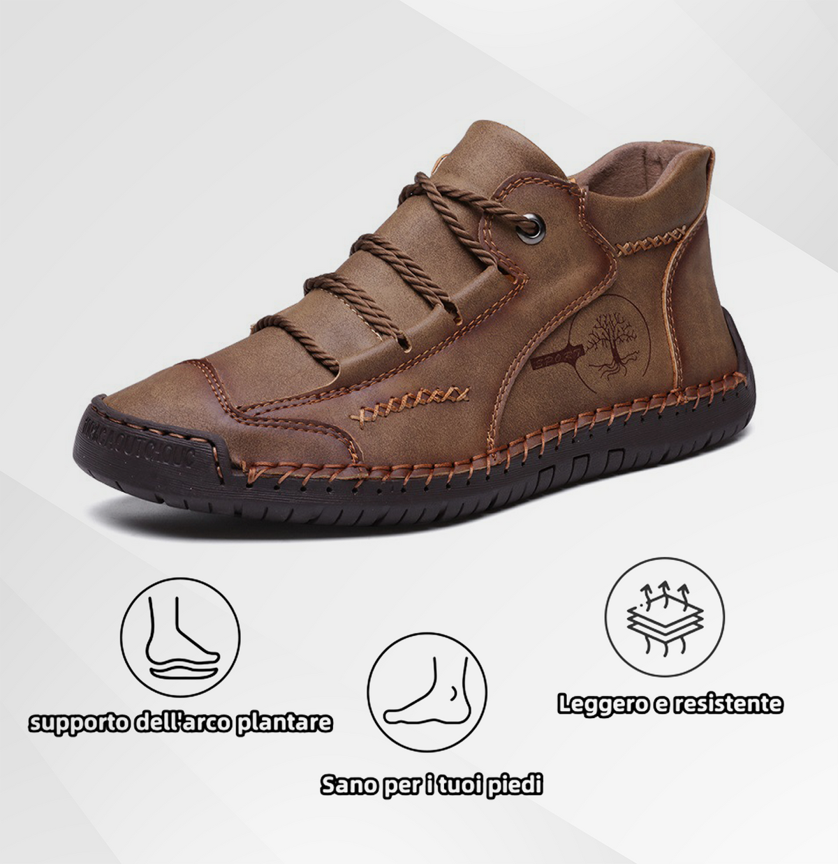 🔥 Sconto del 50% | Scarpe ortopediche USERGOING® |🐂 Realizzate in pelle di vitello di prima qualità | Supporto dell'arco plantare per una camminata più facile