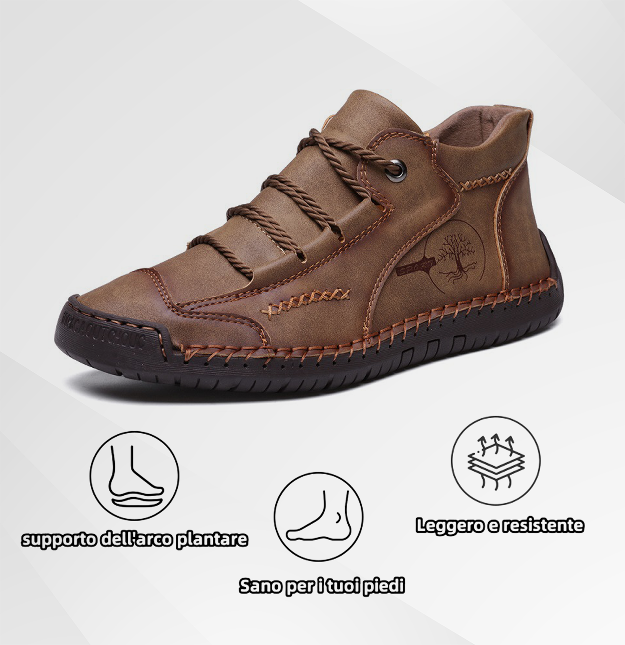 🔥 Sconto del 50% | Scarpe ortopediche USERGOING® |🐂 Realizzate in pelle di vitello di prima qualità | Supporto dell'arco plantare per una camminata più facile