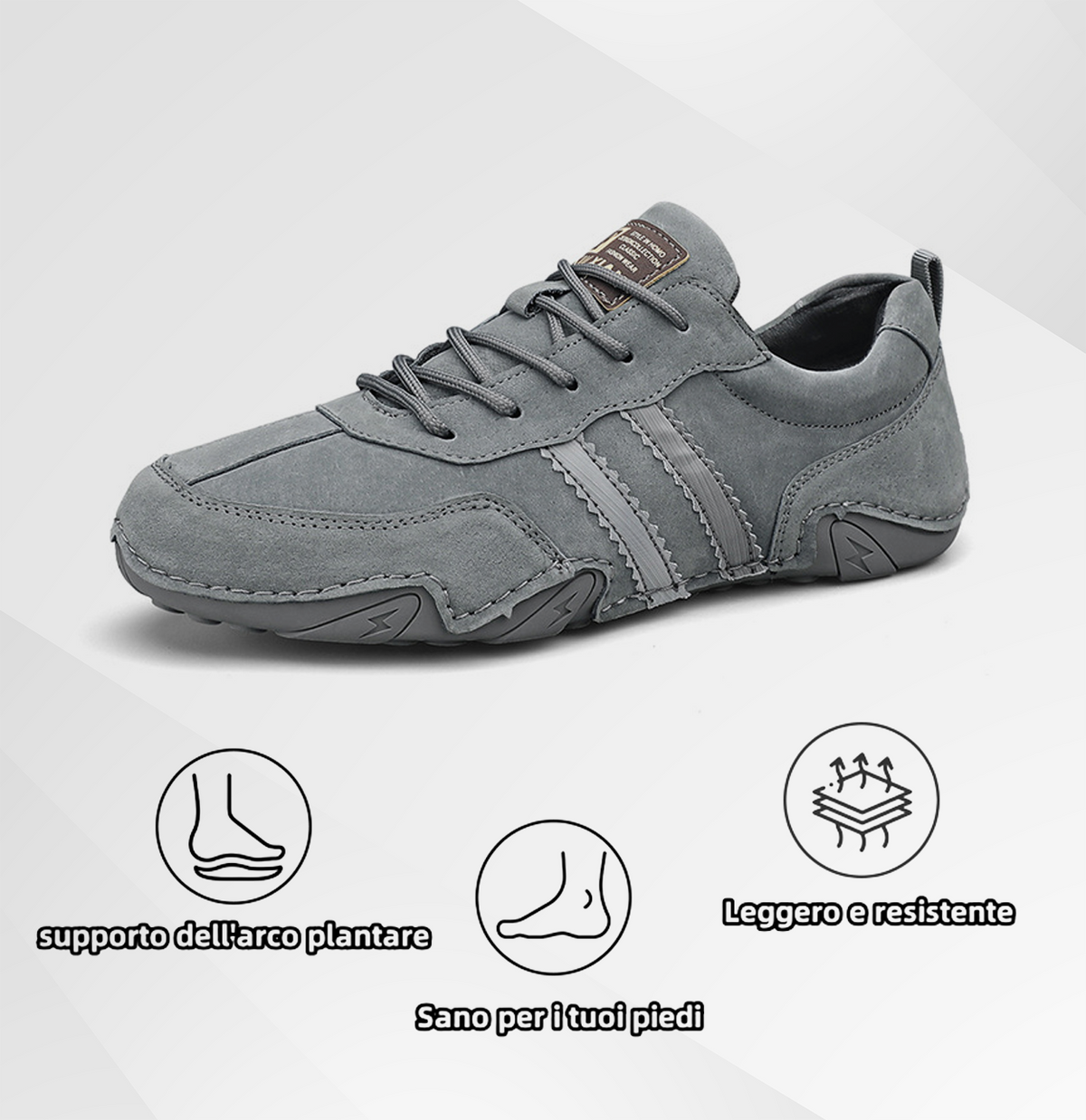 🔥 Sconto del 50% | Scarpe correttive casual in pelle 👞 | Supporto plantare per una camminata più agevole