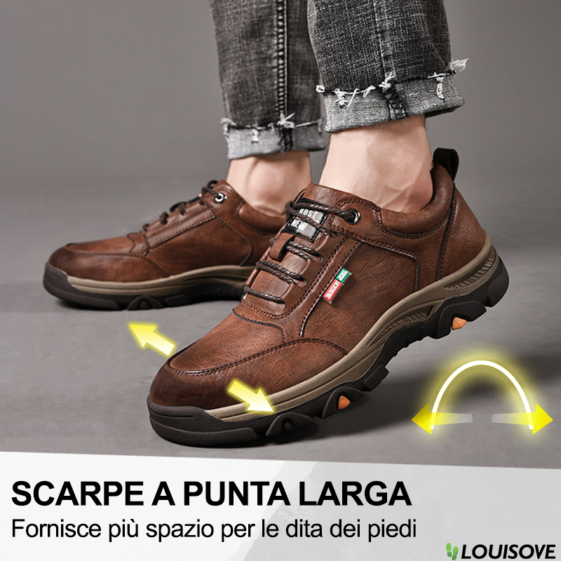 (🔥50% di sconto oggi - prendilo!) Scarpe ortopediche premium ed eleganti 👞 - Design ergonomico per alleviare il dolore