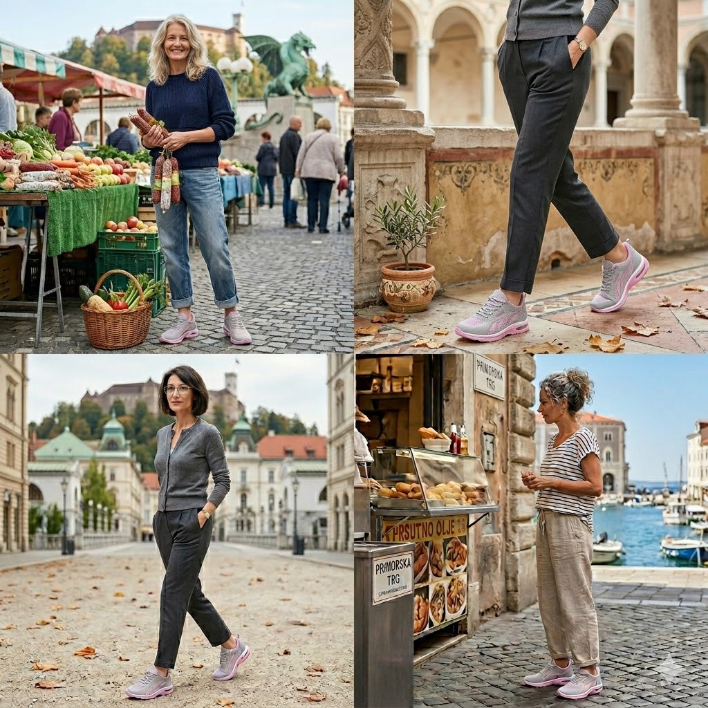Sconto del 50% per un periodo limitato! 🔥 Scarpe da donna leggere e comode, adatte per essere indossate tutto il giorno, facili da infilare e sfilare ✅ Impermeabili e antiscivolo