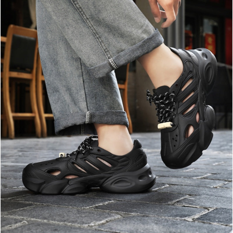 Plaxoo® | Offerta a tempo limitato: 50% di sconto! Crocs in EVA con lacci, unisex! Queste scarpe ortopediche offrono un supporto ergonomico per l'arco plantare e una suola antiscivolo per un comfort eccezionale!