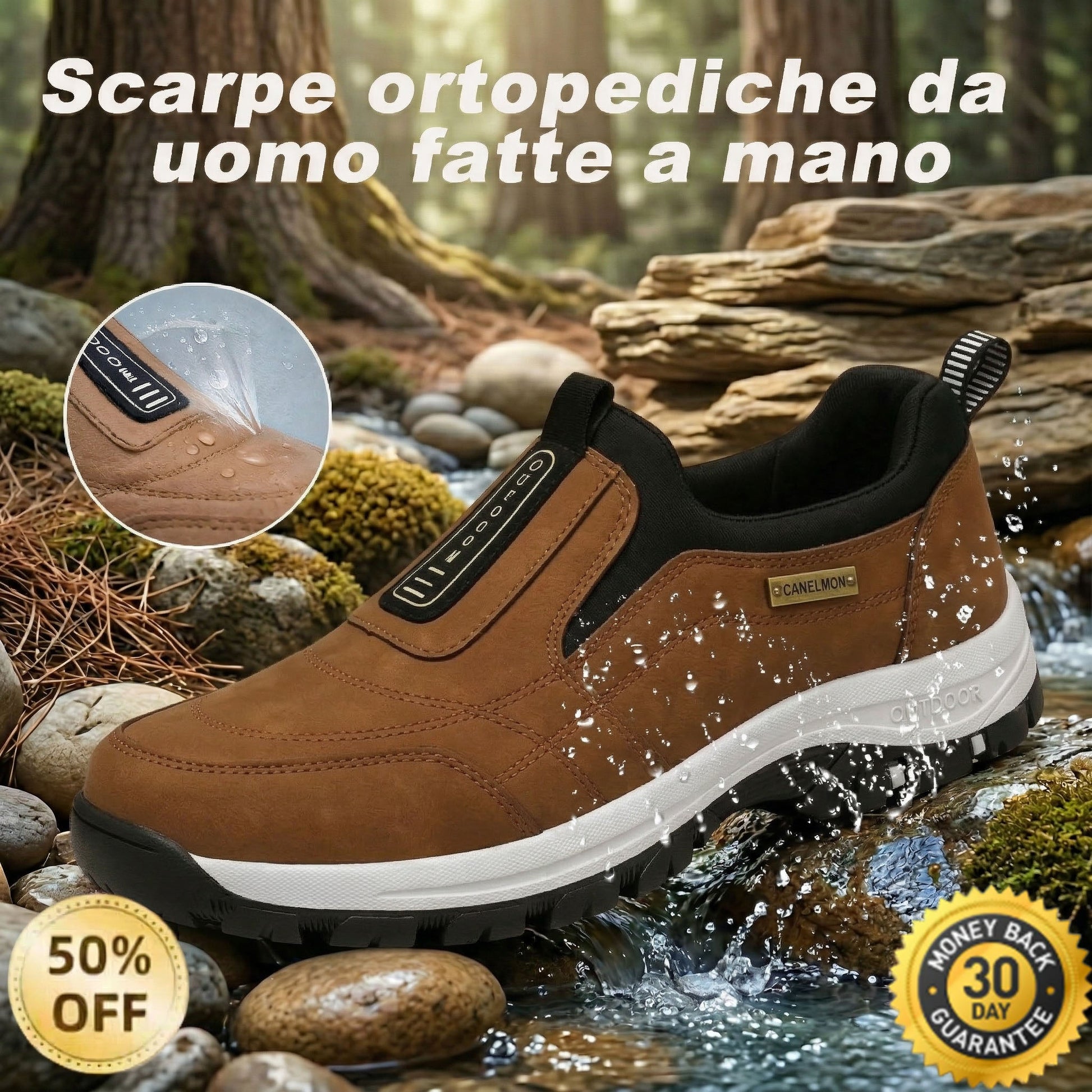 🎁Ultimo giorno per usufruire dello sconto del 50%, non perderlo! ⏰Allevia il dolore ai piedi e la fascite - Scarpe ortopediche impermeabili e antiscivolo🔴