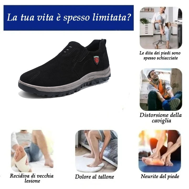 USERGOING® | Offerta a tempo limitato: 50% di sconto! Scarpe ortopediche casual unisex 👞! Queste scarpe ortopediche sono dotate di supporto ergonomico per l'arco plantare e suola antiscivolo per un comfort superiore!