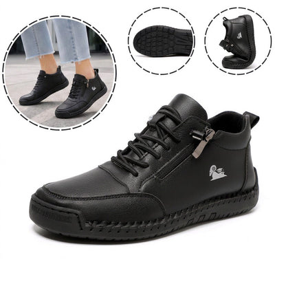 Ultimo giorno! Sconto del 70%! ✅ Allevia il dolore ai piedi e all'alluce valgo! Comode scarpe ortopediche alte con cerniera laterale e supporto per l'arco plantare, ideali da indossare tutto il giorno