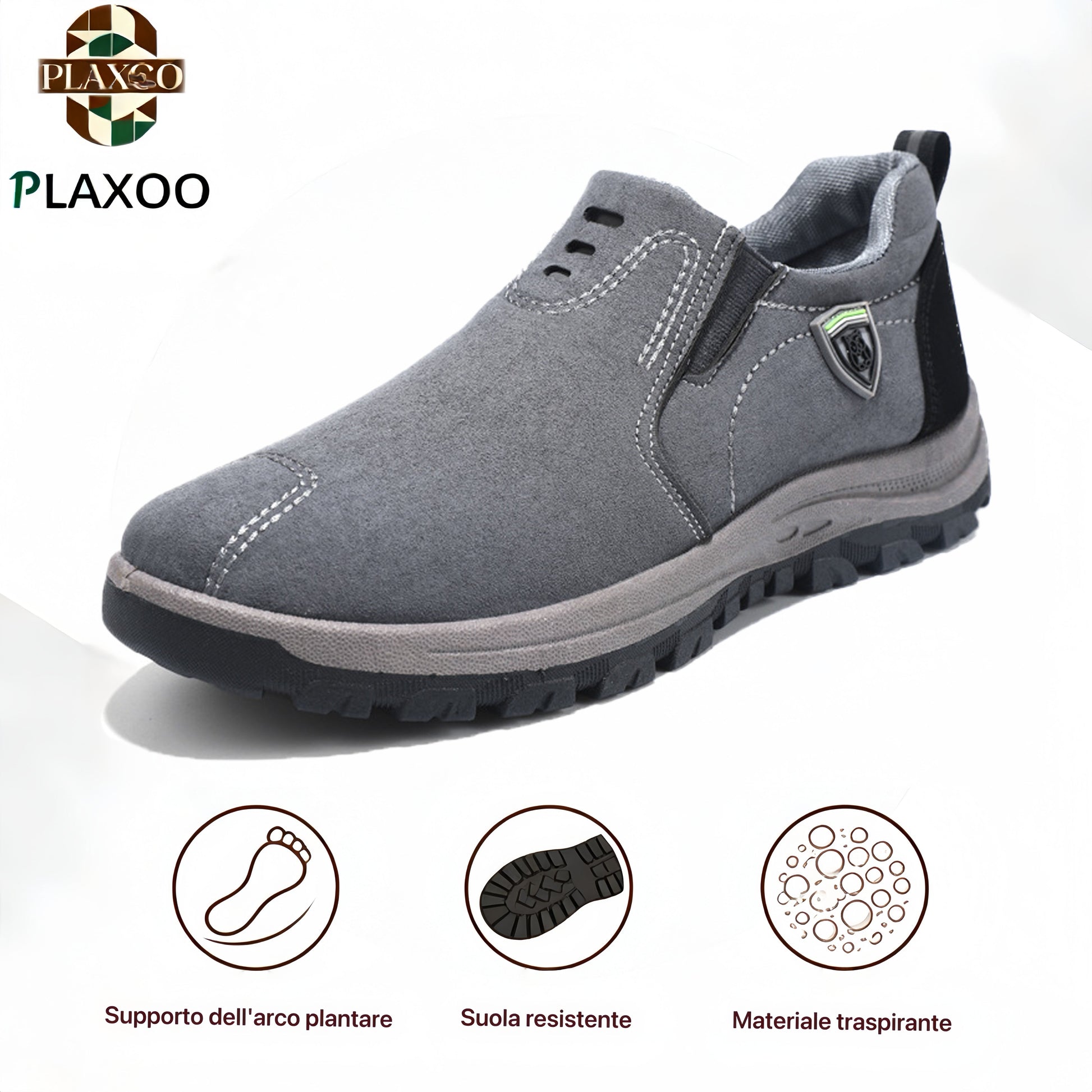 USERGOING® | Offerta a tempo limitato: 50% di sconto! Scarpe ortopediche casual unisex 👞! Queste scarpe ortopediche sono dotate di supporto ergonomico per l'arco plantare e suola antiscivolo per un comfort superiore!