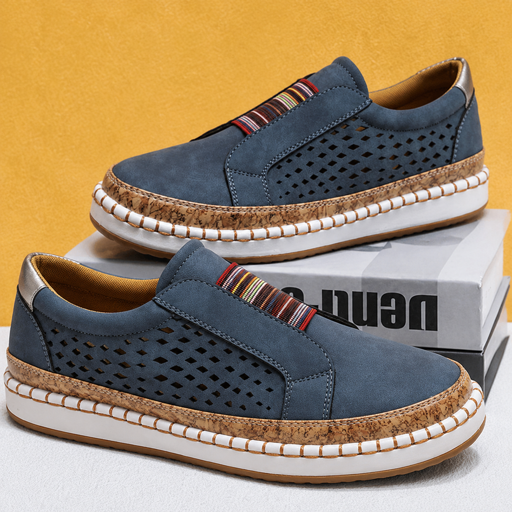 🎉Sconto del 30% oggi - non perdete l'occasione! ⏰ Scarpe estive ortopediche ergonomiche con supporto plantare 👞 Alleviano facilmente il dolore ai piedi