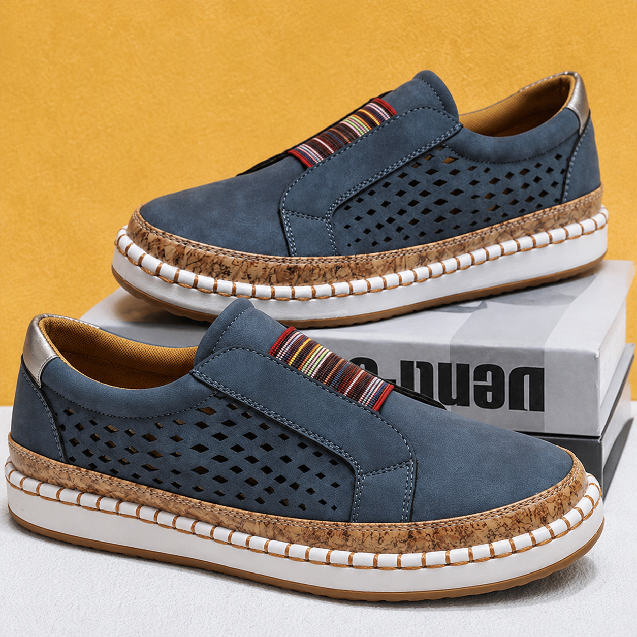🎉Sconto del 30% oggi - non perdete l'occasione! ⏰ Scarpe estive ortopediche ergonomiche con supporto plantare 👞 Alleviano facilmente il dolore ai piedi
