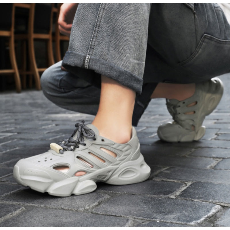 Plaxoo® | Offerta a tempo limitato: 50% di sconto! Crocs in EVA con lacci, unisex! Queste scarpe ortopediche offrono un supporto ergonomico per l'arco plantare e una suola antiscivolo per un comfort eccezionale!