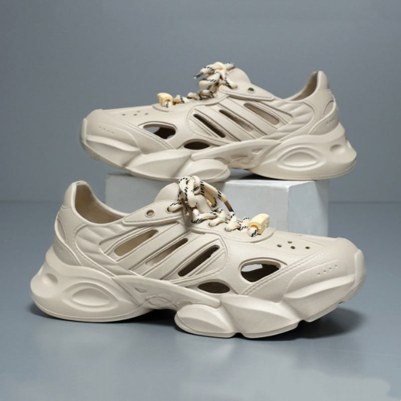 Plaxoo® | Offerta a tempo limitato: 50% di sconto! Crocs in EVA con lacci, unisex! Queste scarpe ortopediche offrono un supporto ergonomico per l'arco plantare e una suola antiscivolo per un comfort eccezionale!
