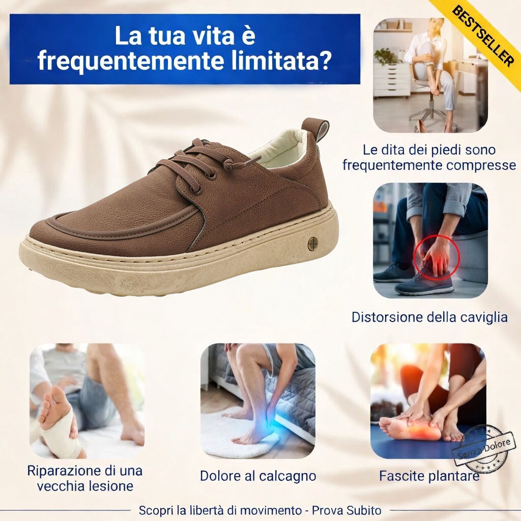 ⏰️Non perderti il nostro sconto del 50%! ✅ Scarpe ortopediche di alta qualità 🦶 Nuovo modello 2026, impermeabili e antiscivolo 🔴Prevengono le malattie del piede