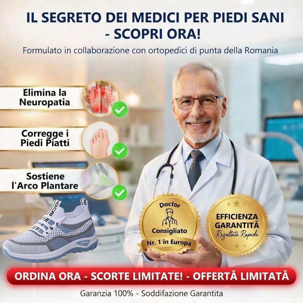🎁Ultimo giorno per usufruire dello sconto del 50%, non perderlo! ⏰Allevia il dolore ai piedi e la fascite - Scarpe ortopediche impermeabili e antiscivolo🔴