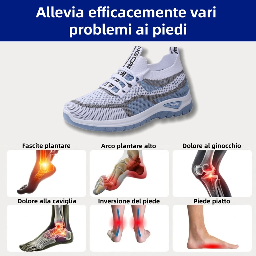⏰Ultimo giorno! Sconto del 67%! ✅ Scarpe ortopediche di qualità medica, appositamente progettate per problemi ai piedi, per alleviare il dolore alla schiena, alle articolazioni e ai piedi.