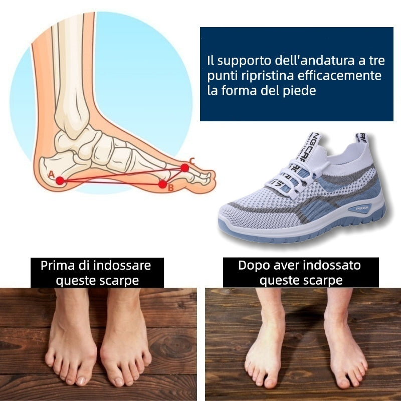 ⏰Ultimo giorno! Sconto del 67%! ✅ Scarpe ortopediche di qualità medica, appositamente progettate per problemi ai piedi, per alleviare il dolore alla schiena, alle articolazioni e ai piedi.