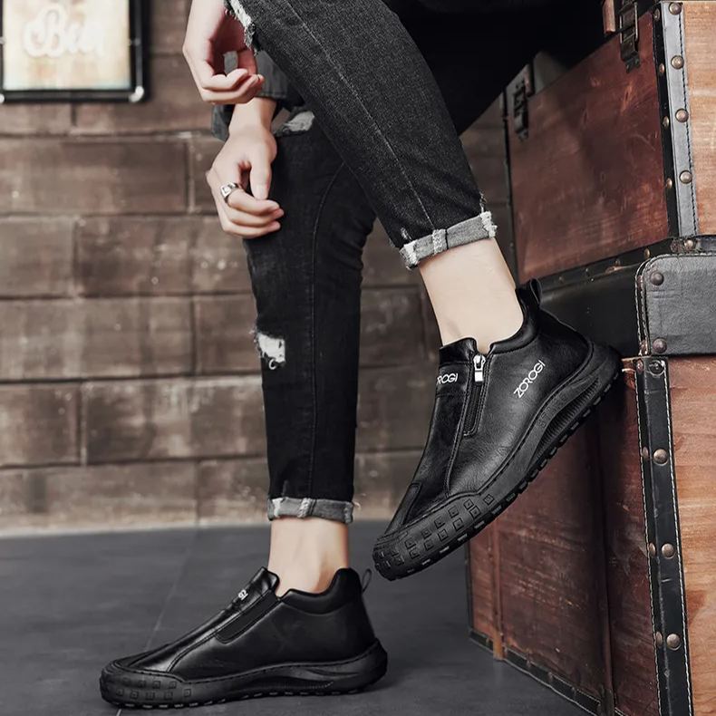 🔥50% di sconto oggi - non perdertelo⏰ - Scarpe in pelle morbida e comoda, comode da indossare, indossale direttamente