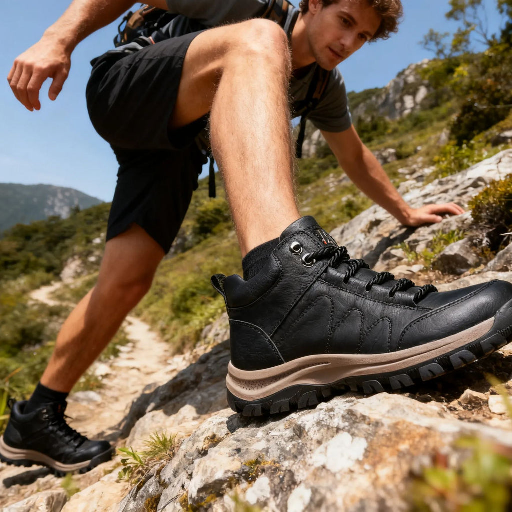 Usergoing® | Scarpe italiane in pelle di vitello morbida e confortevole - supporto plantare per alleviare il dolore | Disponibili anche in versione peluche 🔥
