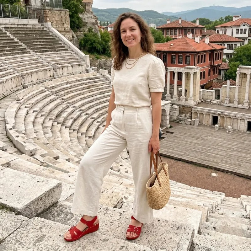 【⏰Ultimo giorno, 70% di sconto! Non perdete l'occasione!】Sandali ortopedici dal design ergonomico con assorbimento degli urti, ✅️scarpe ortopediche salutari progettate specificamente per le donne europee.