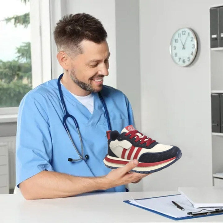 【⏰Sconto del 50% oggi - da non perdere】 Scarpe ortopediche dal design ergonomico - pelle di alta qualità + cuciture a mano 👞