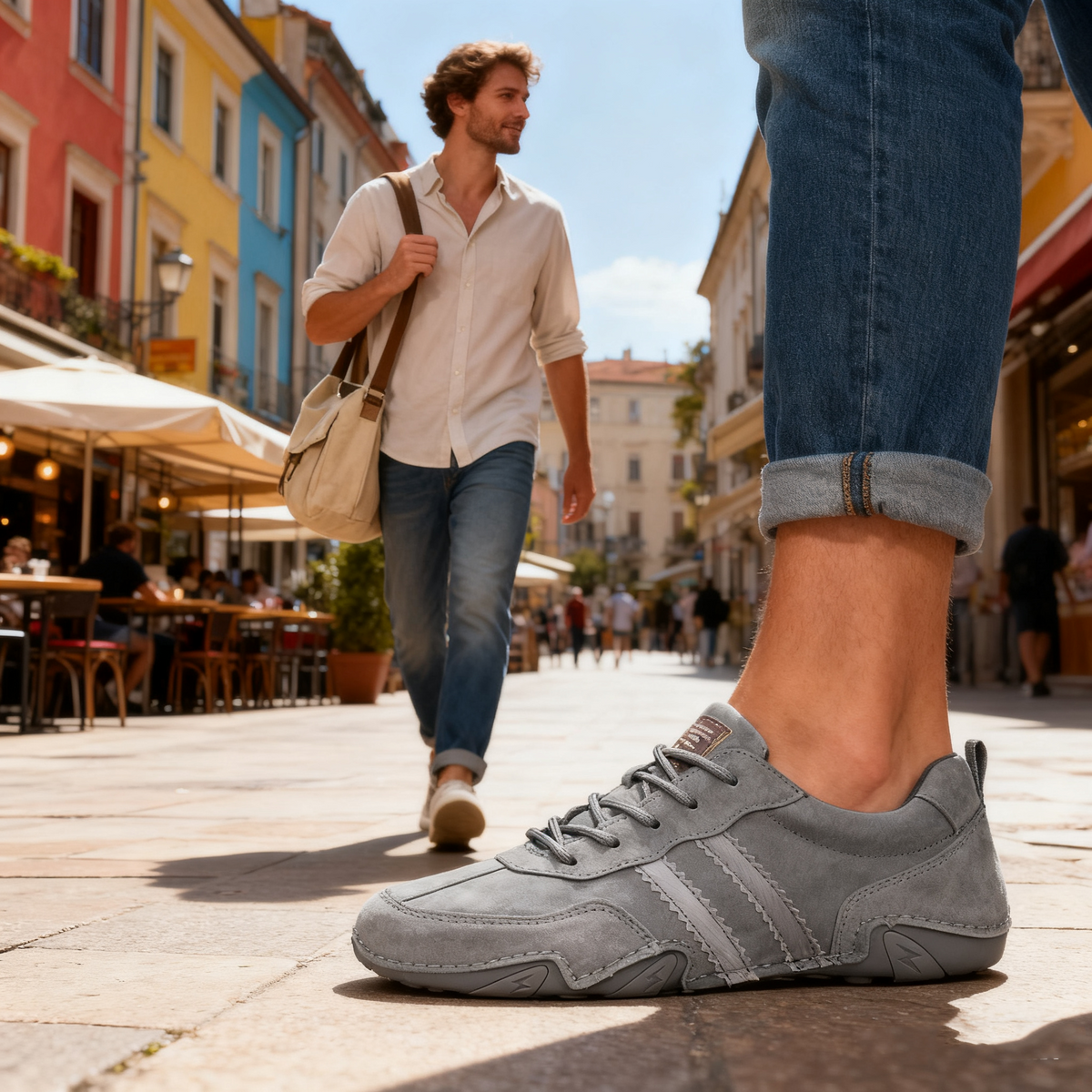 🔥 Sconto del 50% | Scarpe correttive casual in pelle 👞 | Supporto plantare per una camminata più agevole